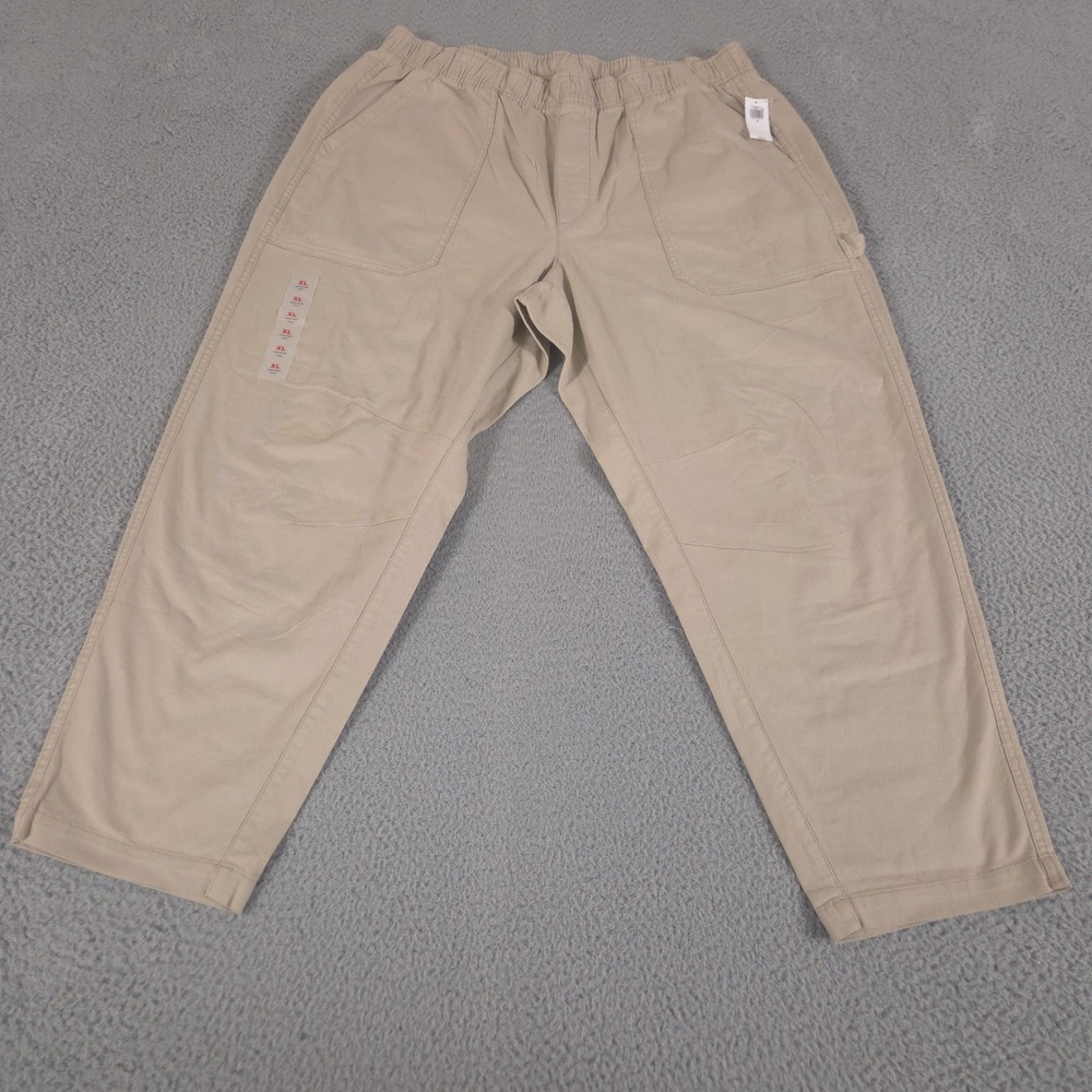 Old Navy Pants Womens XL High-Waisted Pulla Utility Cotton Carpenter NEW $40